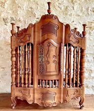 Authentique Panetière provençale en noyer XVIIIe siècle Fourques