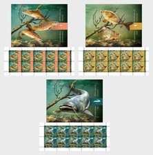 croatia 2025 Fauna Freshwater Fish carp Cyprinus carpio Catfish 3X10v mnh BOOKLT