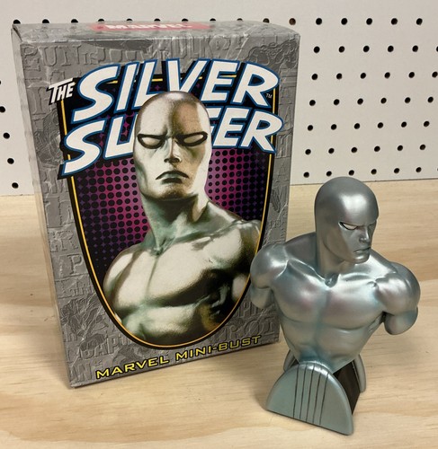 Silver surfer mini bust - surfer,