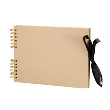 Scrapbook Album, 1Pcs Ruban à Nœuds Désign Scrapbook 20 Feuilles Noir Pages