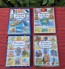 Lot de 4 livres L’imagerie Mer, Terre, inventions, Poney et du cheval