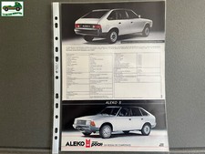 Ancien Dépliant Brochure Documentation Automobile Aleko S Reseau Poch