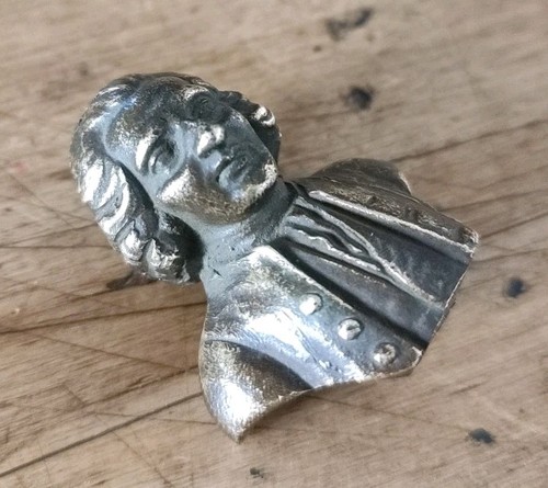 Ancien buste miniature bronze - ancien,
