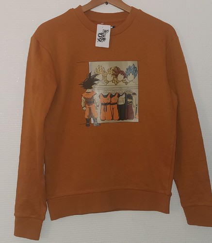Sweat pull moutarde goku - moutarde,