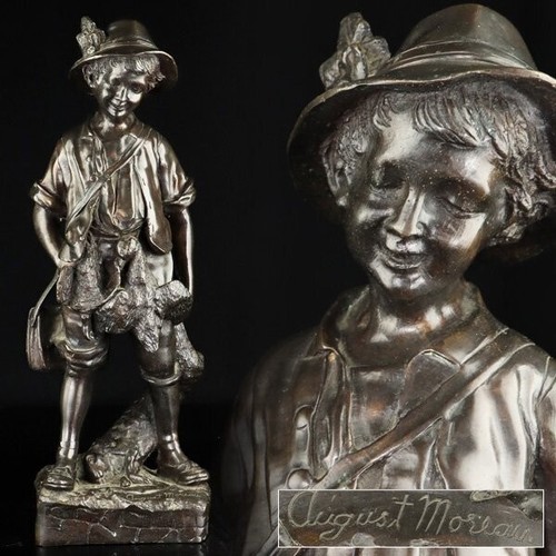 Statue bronze auguste - statue,