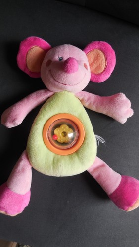 Doudou peluche hochet souris - doudou,