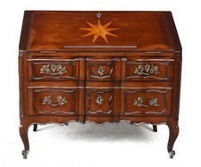 Secrétaire scriban Bordelais en acajou époque XVIIIème