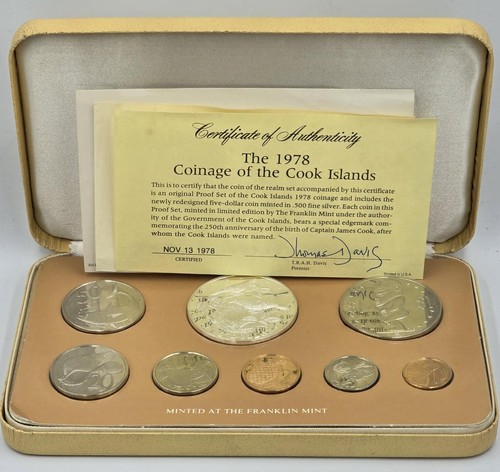 Cook islands 1978 - silver, proof