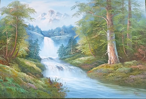Peinture huile sur toile - peinture,
