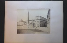 PHOTO ROME PLACE MONTE CAVALLO PALAIS DU QUIRINAL 19EME ALBUMINE N 7902 A657