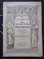 § A sa sainteté Pie X école théorique pratique de l'Harmonium Abbé C. Geispitz
