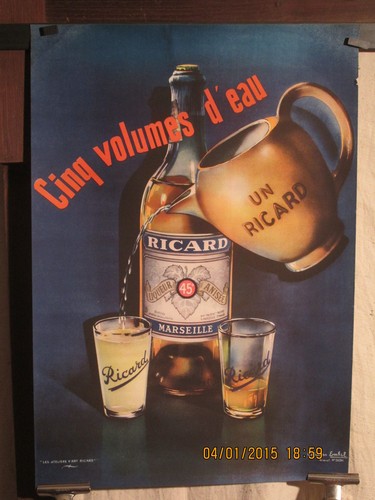 Affiche ancienne ricard - ,