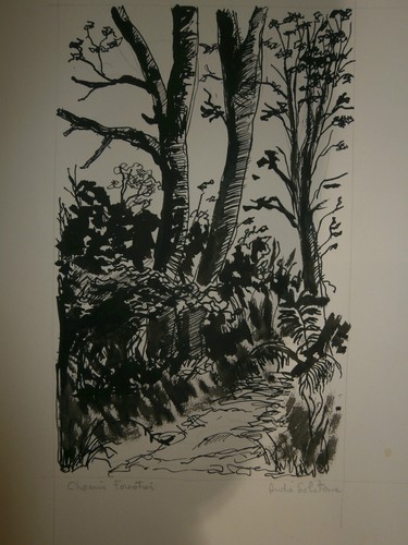 Encre andré scheterne tableau - encre,