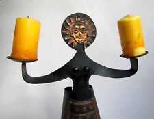 Bougeoir Femme Visage Soleil