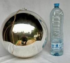 Ancienne Décoration Noël. Rare. Énorme Boule De Noël, De Pardon. 30 Cm. Fêtes 