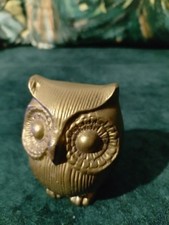 Chouette en laiton vintage
