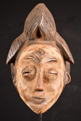 Masque ancien punu africain - punu,