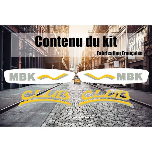 Kit autocollants mbk - autocollants, club