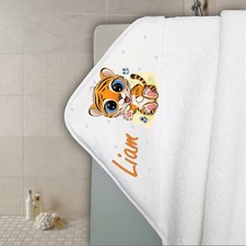 Cape de bain en éponge