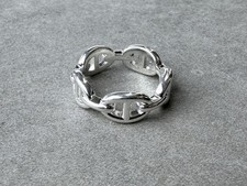 Bague HERMES neuve en argent -