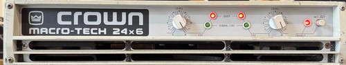 Crown macro tech 24x6 power - tech,