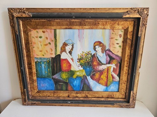 Tableau huile sur - sur,