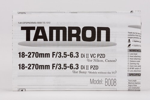 Guide utilisation tamron - guide,