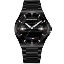 Montre noir acier fan art - noir,