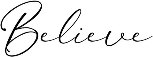 Tatouage temporaire believe - tatouage,