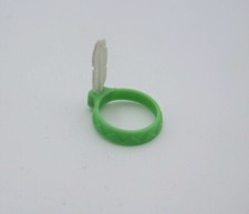 PLAYMOBIL (E531) INDIENS - Coiffe Vert d'Eau & Plume Blanche Enfant Papoose