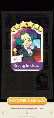 Krusty clown carte - krusty,