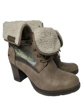 MUSTANG Bottine d’hiver Dames Bottines T EU 41 crème style décontracté