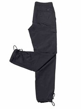Pantalon cargo en polyester coupe conique régulière Hugo Kane pour homme en noir