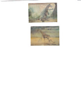 LOT 2 CARTES  LA ROCHE AUX FEES  MAGI LES ANIMAUXSAUVAGES ET LEURS PETITS