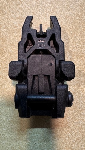 Flip back sight - up,
