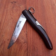 Grand Couteau à Palme TARRY LEVIGNE Manche En Bois 