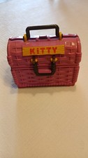 Mini univers Sac / Panier KITTY avec personnage (TYPE POLLY POCKET) vintage