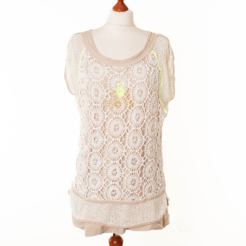 Haut beige manches courtes - haut,