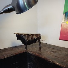 Statue bronze taureau - bronze, "le