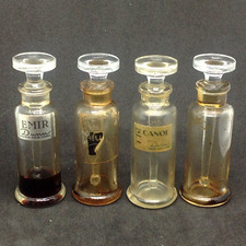 DANA 4 FLACONS TIGE TOUCHE OREILLE TESTEUR EN PARFUMERIE  EMIR TABU CANOE 70mm