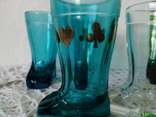 Vintage verres goutte - 6,