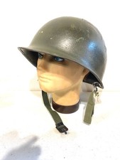Ancien casque GI USM1 ww2 Vietnam Peinture arrière jugulaire Anchor company