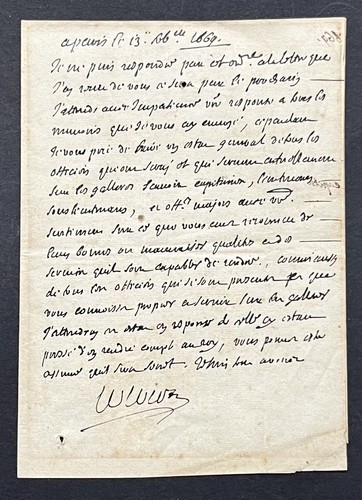Jean baptiste colbert lettre - colbert,