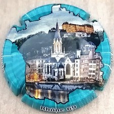 capsule de mousseux LES DEPARTEMENTS FRANCAIS, RHONE (69) - 70/120