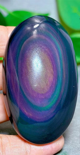 Galet obsidienne oeil - galet, en