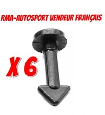 6X Clips Fixation Cache Moteur Peugeot 207 307 407 607 Citroen C4 1.8 2.0 16V