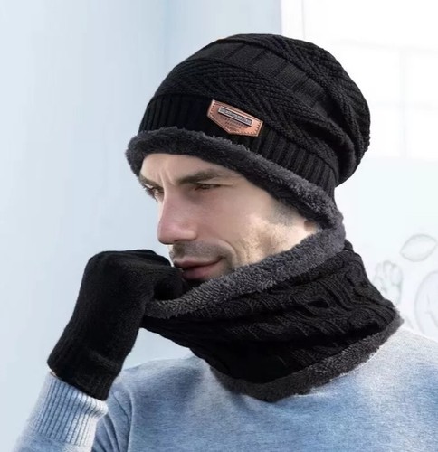 Ensemble bonnet gants cache - ensemble,