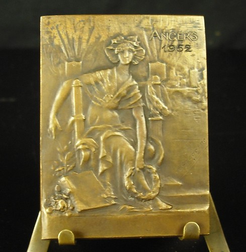 Médaille ville angers 1952 - médaille, d'angers