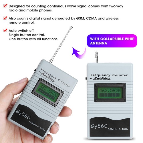 Portable frequency counter - 1,