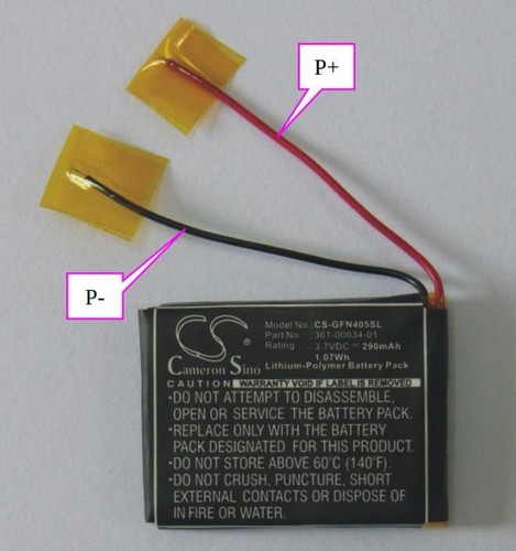 Batterie 290mah type - 290mah,